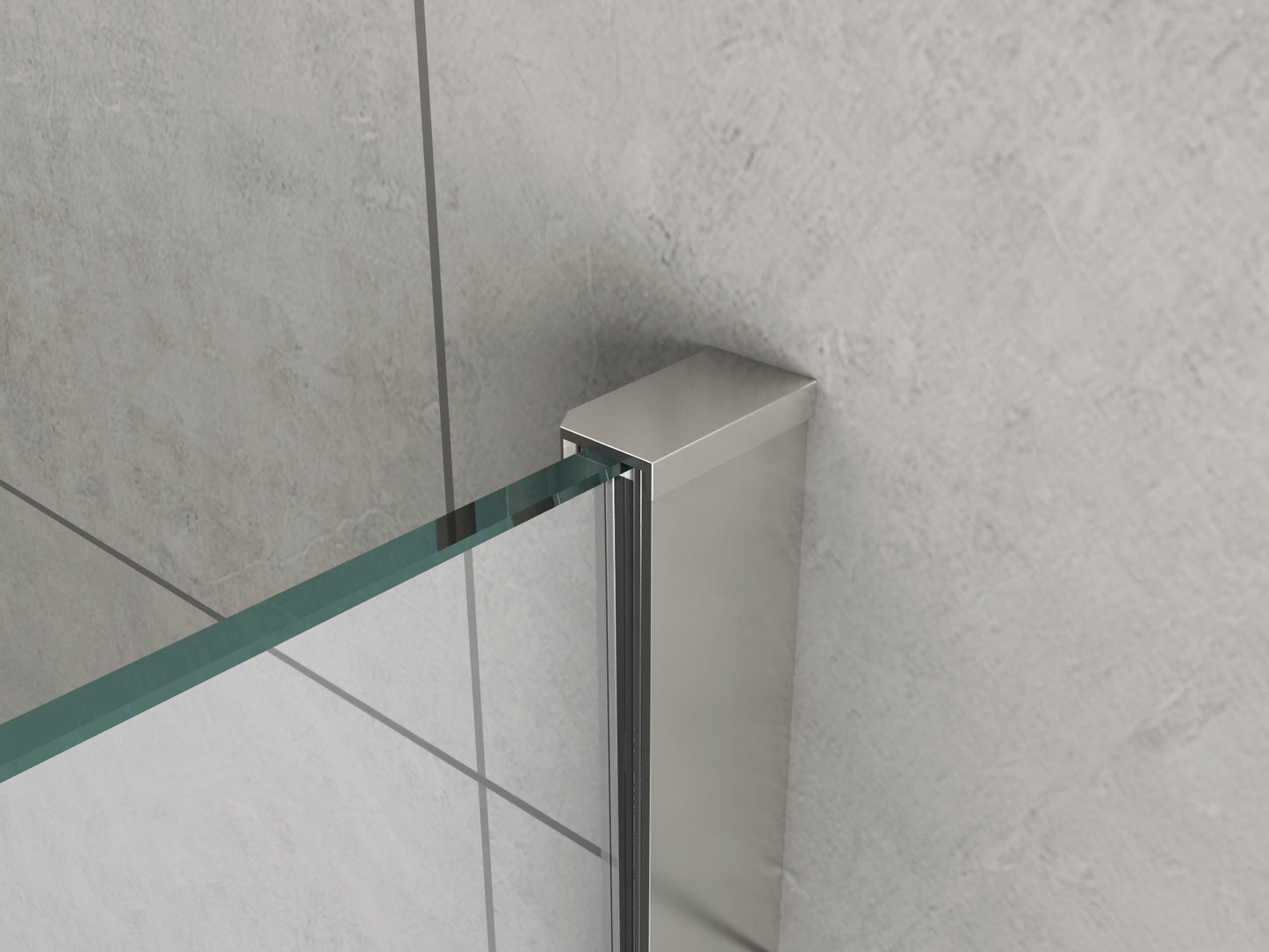 Frameless Pivot Corner Shower Screen