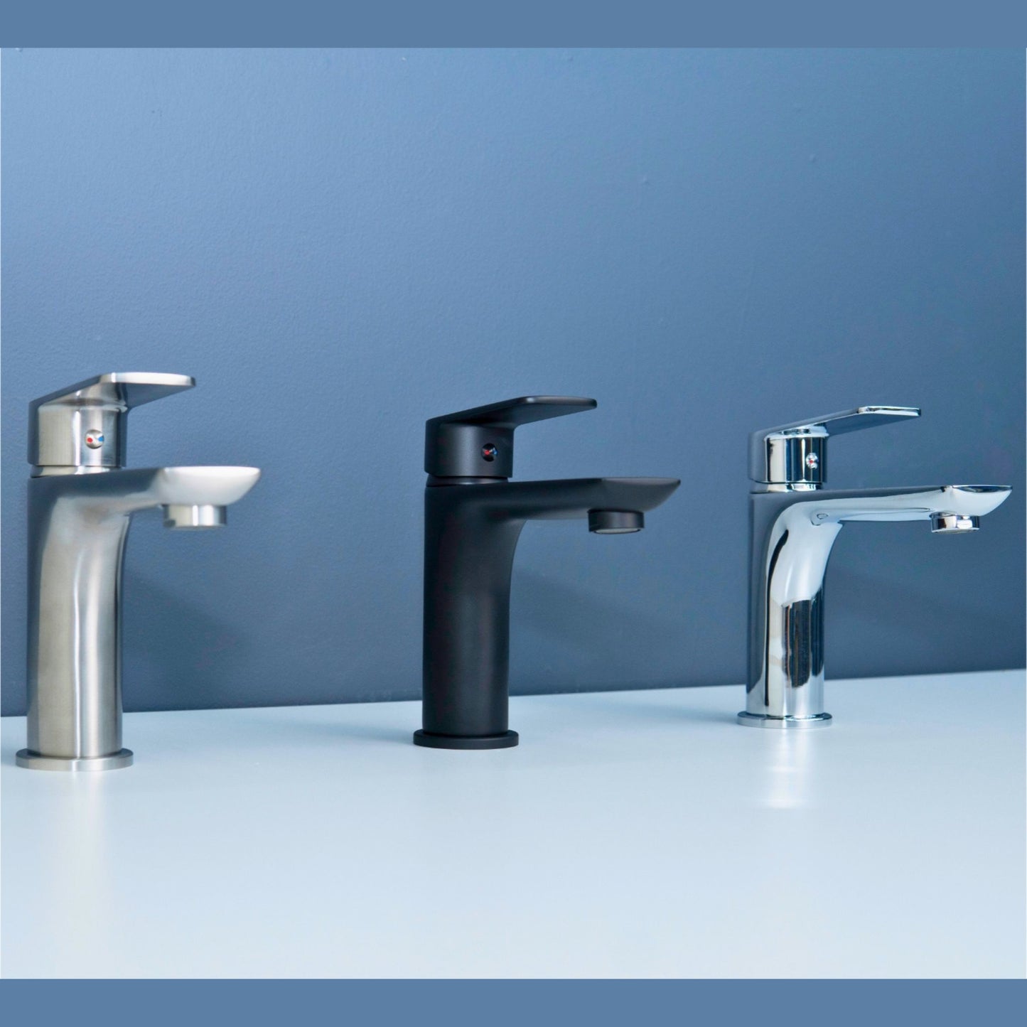 Luana Interiors - Deck Mount Basin Mixer in 3 Selectable Colors