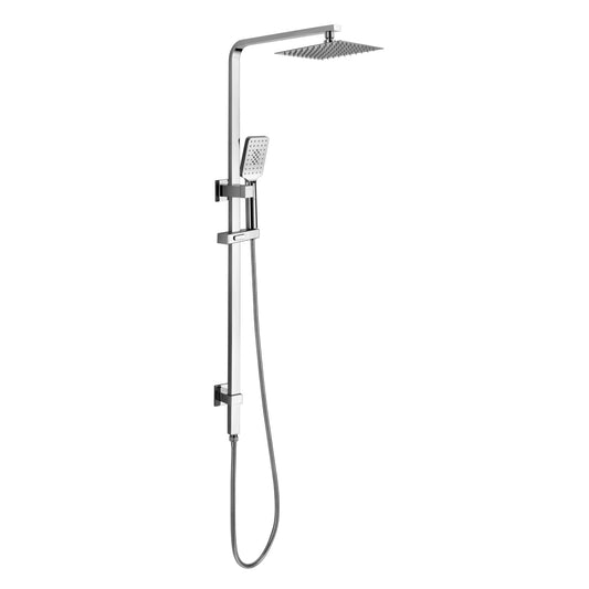 Luana Interiors - Square Multi Function Twin Rail Shower in 3 Selectable Colors (Top inlet)