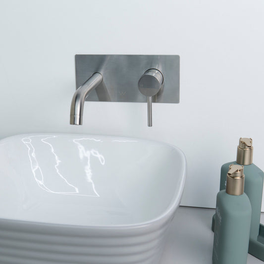 Luana Interiors - Wall Mount Basin Mixer Tap in 3 Selectable Colors