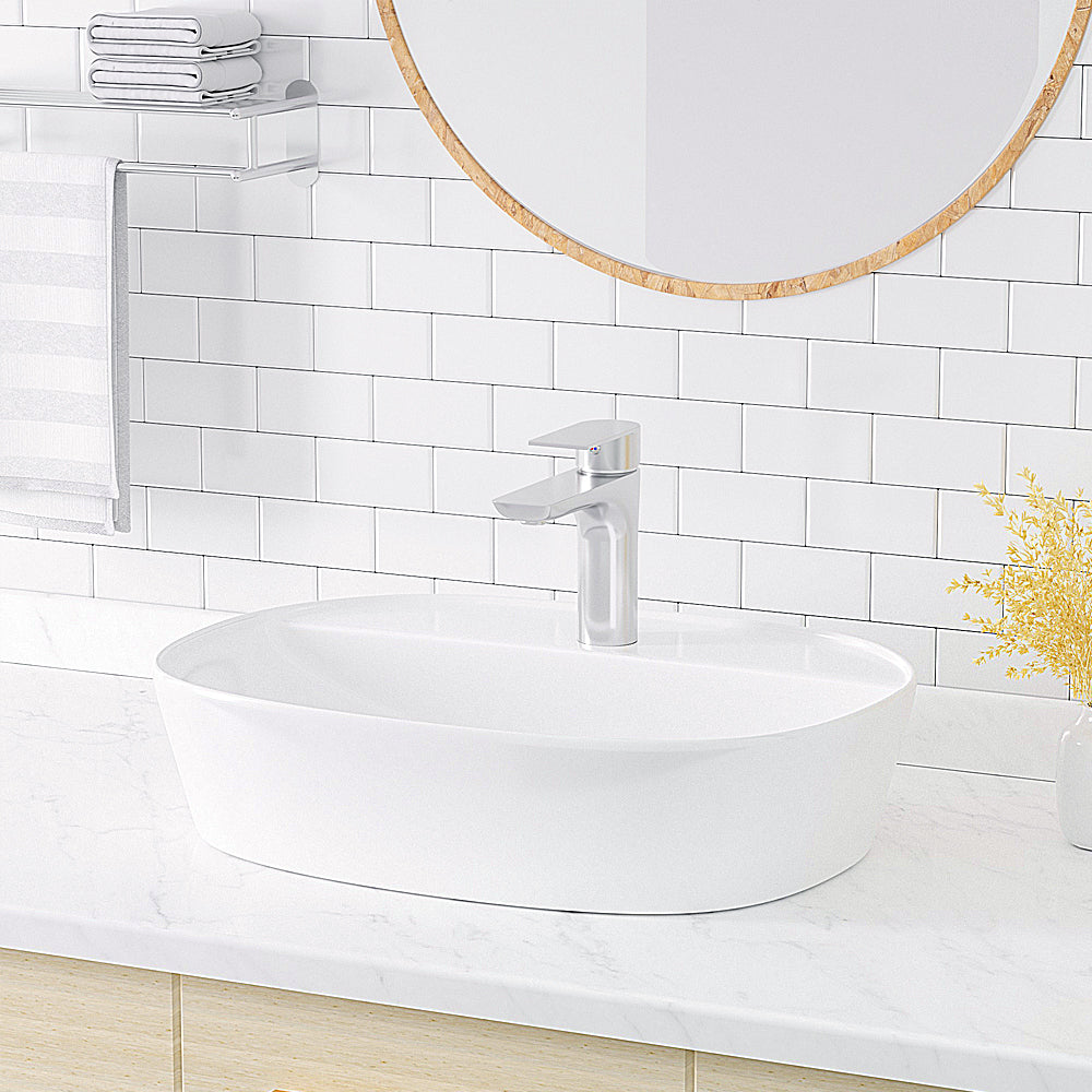 Luana Interiors - Counter Top Basin with One Tap Hole (500mm*380mm*120mm)