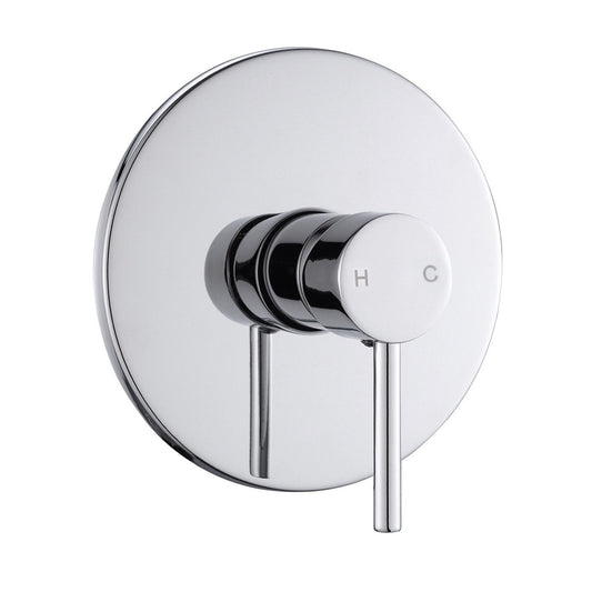 Luana Interiors -Round Bath Shower Mixer in 3 Selectable Colors